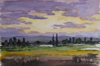 Abendstimmung in der Toskana